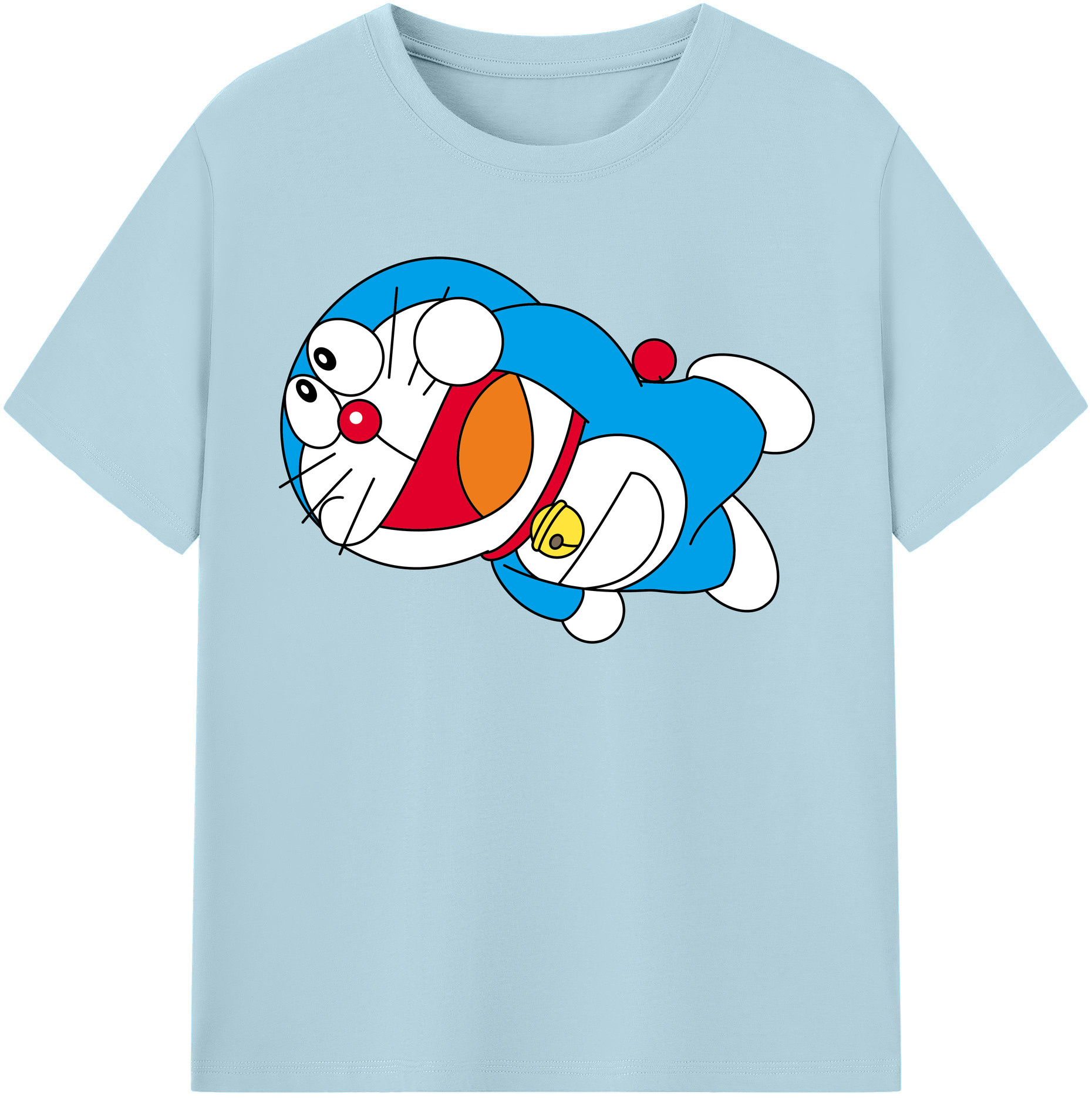（画像用） ドラえもん Doraemon 綿100％半袖Tシャツ（フロントプリント）